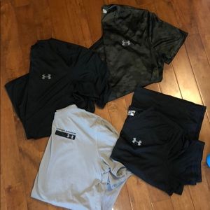 Bundle of under armour men’s shirts